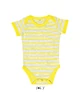 MILES BABY STRIPED BODYSUIT