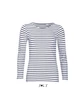 MARINE WOMEN LONG SLEEVE STRIPED T-SHIRT