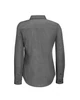 BARNET WOMEN LONG SLEEVE HEATHER POPLIN SHIRT