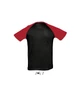 FUNKY MEN'S 2-COLOUR RAGLAN SLEEVES T-SHIRT