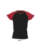 MILKY WOMEN'S 2-COLOR RAGLAN SLEEVES T-SHIRT