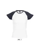 MILKY WOMEN'S 2-COLOR RAGLAN SLEEVES T-SHIRT