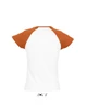 MILKY WOMEN'S 2-COLOR RAGLAN SLEEVES T-SHIRT