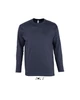 MONARCH MEN'S ROUND COLLAR LONG SLEEVE T-SHIRT
