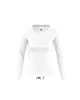 MAJESTIC WOMEN'S ROUND COLLAR LONG SLEEVE T-SHIRT